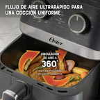 Freidora de aire manual Oster® de 4 litros, con recubrimiento DiamondForce, CKSTAF401MDF