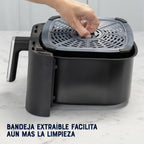 Freidora de aire manual Oster® de 4 litros, con recubrimiento DiamondForce, CKSTAF401MDF