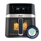 Freidora de aire digital Oster® con recubrimiento Oster® DiamondForce, 4L de capacidad, CKSTAF40WDDF