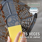 Freidora de aire digital Oster® con recubrimiento Oster® DiamondForce, 4L de capacidad, CKSTAF40WDDF
