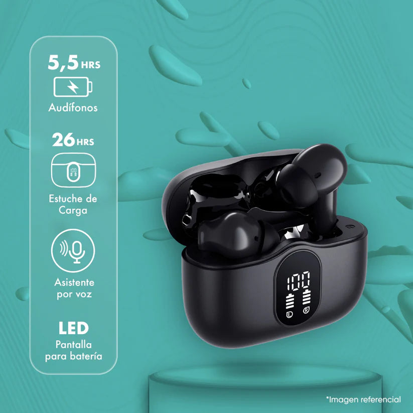 Audífonos Bluetooth In Ear TWS ANC BUDS30