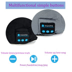 Máscara De Dormir Bluetooth Wireless Music Goggles Microfone