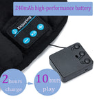 Máscara De Dormir Bluetooth Wireless Music Goggles Microfone