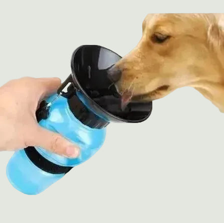 Bebedero Aqua Dog Azul 500 Ml Botella De Paseo