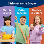 Elmer’s® Stretch N’ Create Kit de Masa, Crea tu propia masa, 3 Maneras de Jugar, Kit de Llaveros y Adornos, 18 Piezas