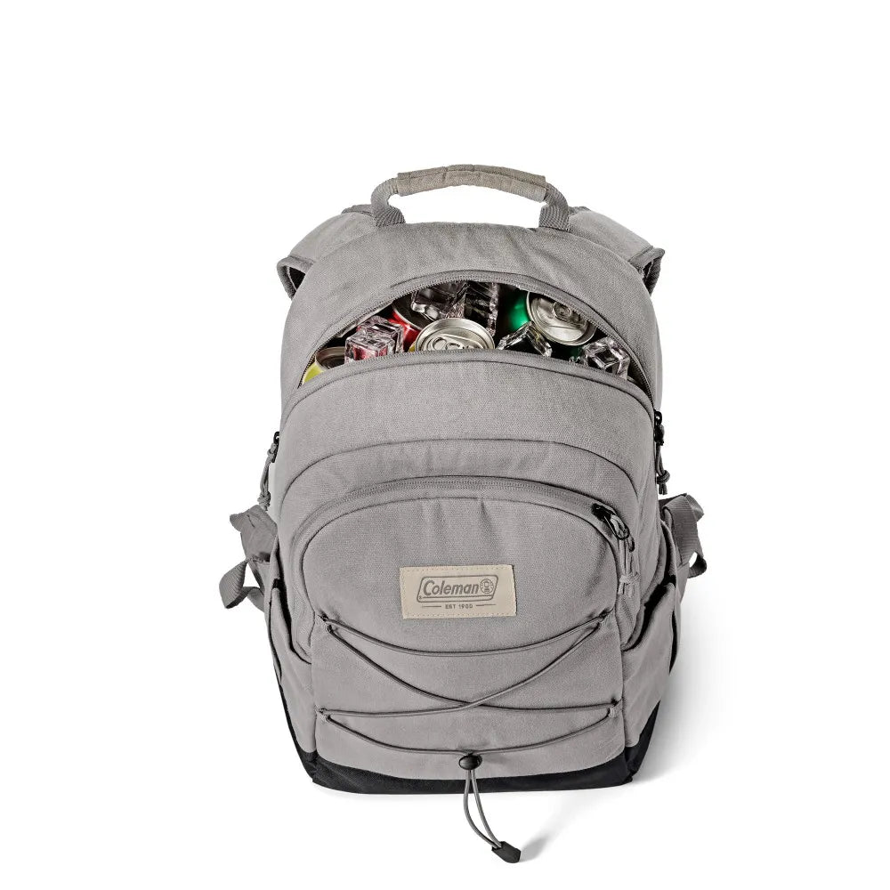 Coleman Mochila Térmica Backroads, para 30 Latas, Gris