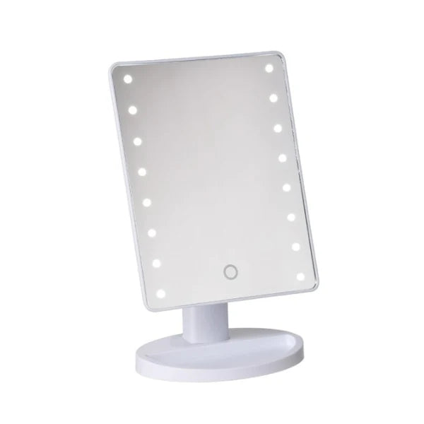 Espejo Led Maquillaje Touch Usb Luz Regulable 360